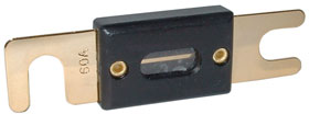80 Amp,  ANE, ANL Automotive Fuse, Gold